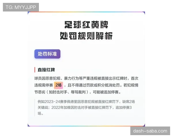 黄牌累计规则及其对停赛判罚的具体影响解析